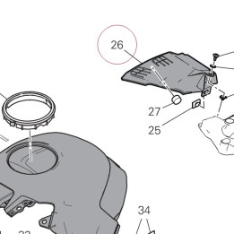 Body panel right grey 48212272AD