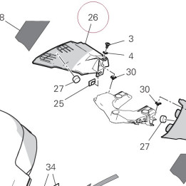 Cover, frame right 48212272AH