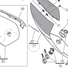 Cover, frame right 48212311AA