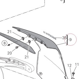 Cover, frame left 48212321AA