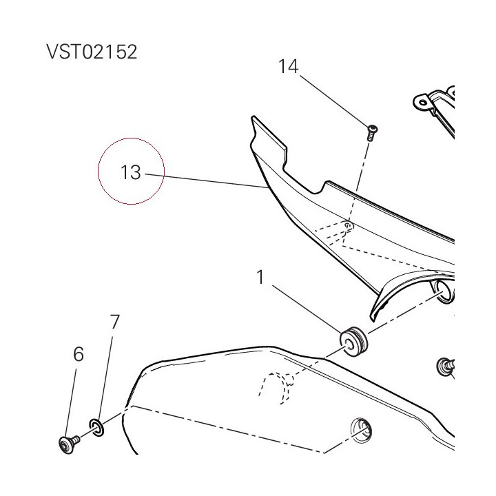 Cover, frame right 48212391A