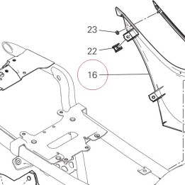 Cover, frame left 48216791A