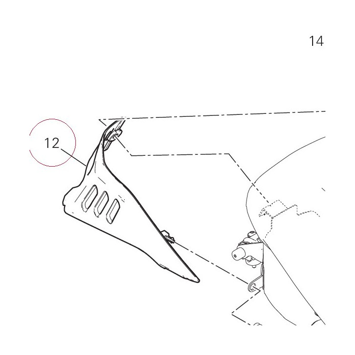 Cover, frame right 48217091A