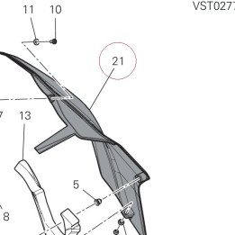 Cover, frame left 48217131AA