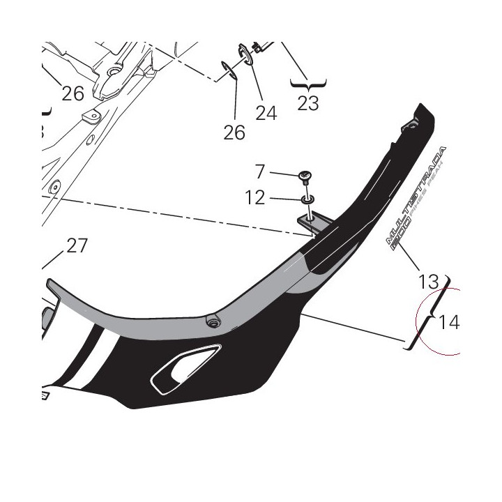 Cover, frame left 48226752AG