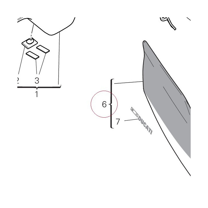 Cover, frame right 482P2471AC