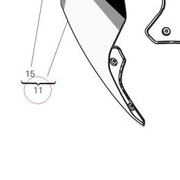 Rear fairing 482P2801AA