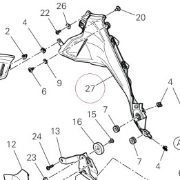Cover, frame right 482PI741A