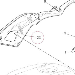 Cover, frame right 482Z0021A