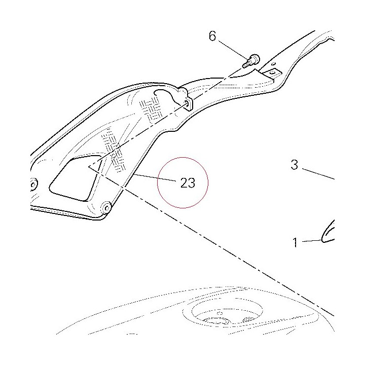 Cover, frame right 482Z0021A