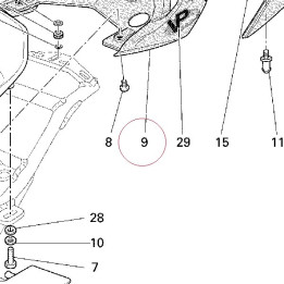 Body, seat red 48310353AP