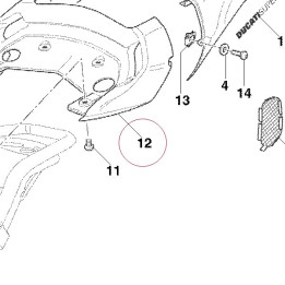 Body, seat black dark 48310361AC