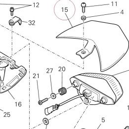 Cover, frame rear 48310602AA