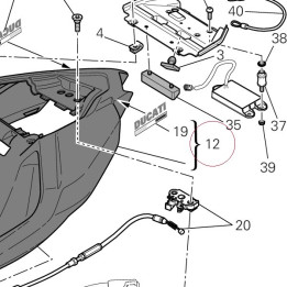 Rear fairing 48320751AQ