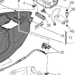 Rear fairing 48320751AT