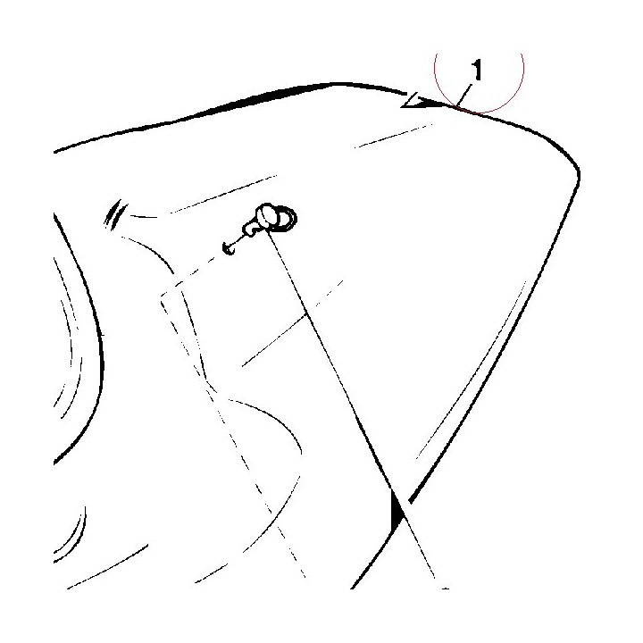 Rear fairing 48330211B