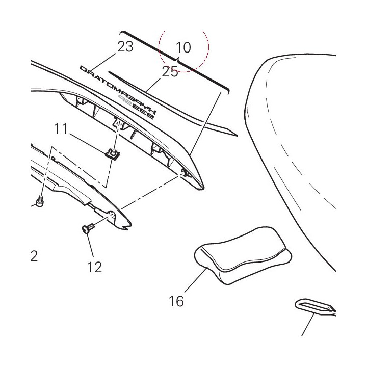 Cover, frame left 483P1762AK