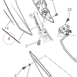 Cover, frame right 483P1771AB