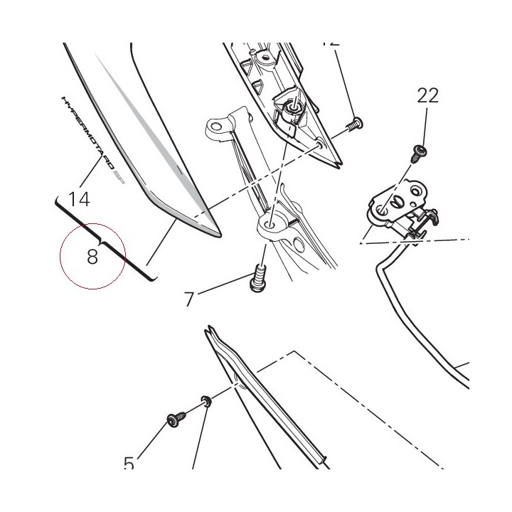 Cover, frame right 483P1771AB