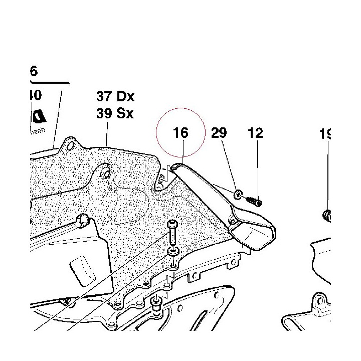 Air deflector, right 48410351A