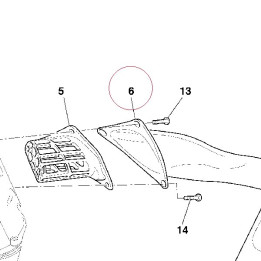Left air manifold 48410411A
