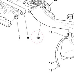 Right air manifold 48410421A