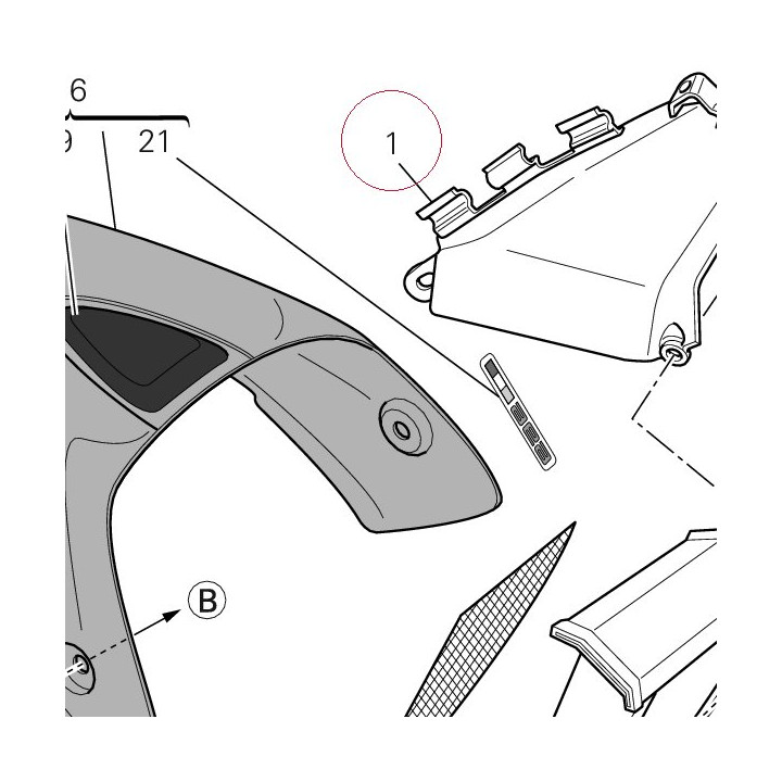 Left air manifold 48410691A
