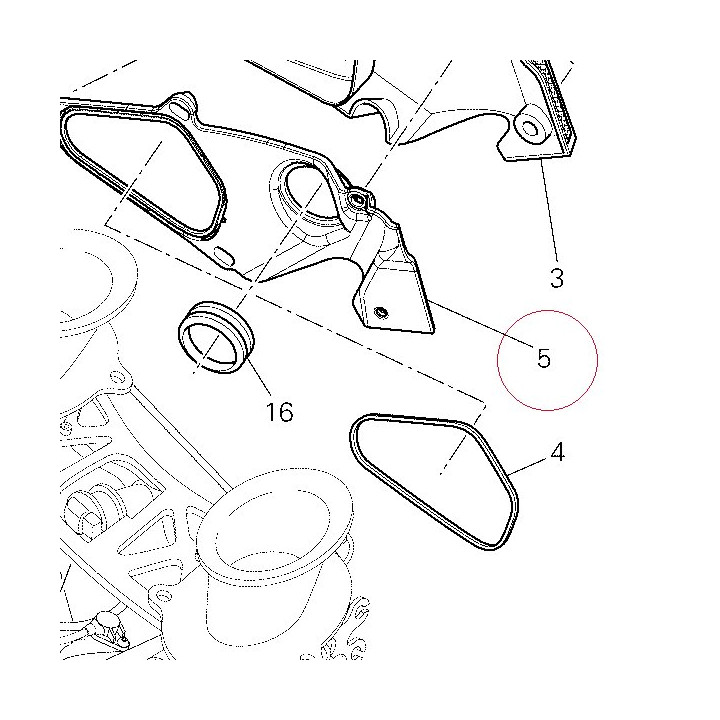 Air manifold internal left 48410771B
