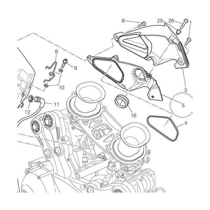 Air manifold internal left 48410772B