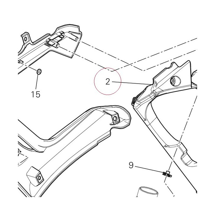 Air manifold internal right 48410953D