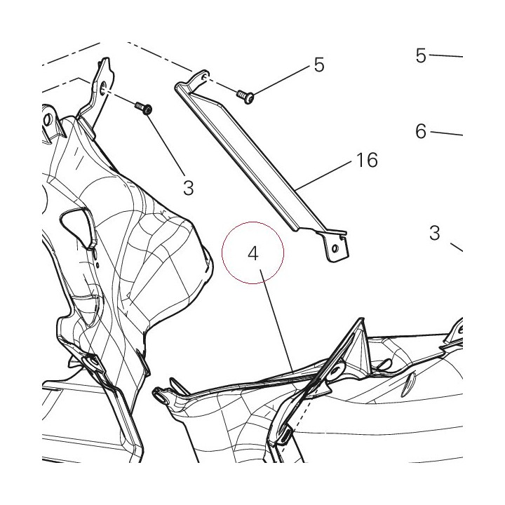 Air manifold internal left 48410963D