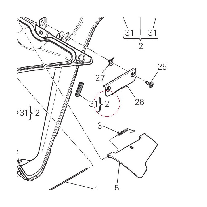 Brace, radiator 48410992B