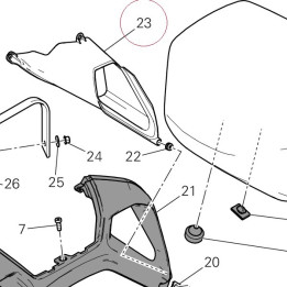 Cowling, inner left 48411012A
