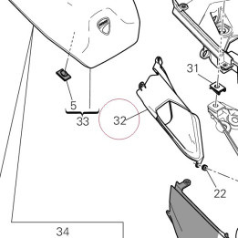 Panel quarter, inner 48411021A