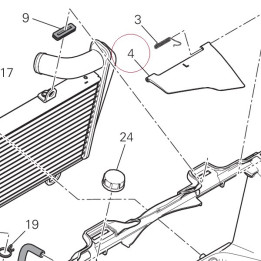 Deflector left 48411043A