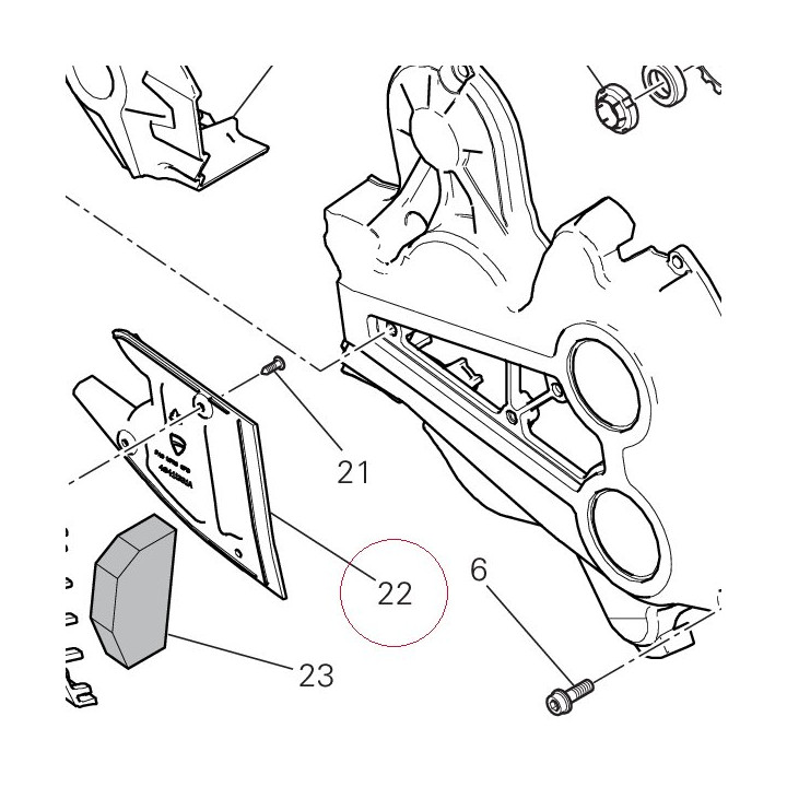 Air manifold internal right 48411331A