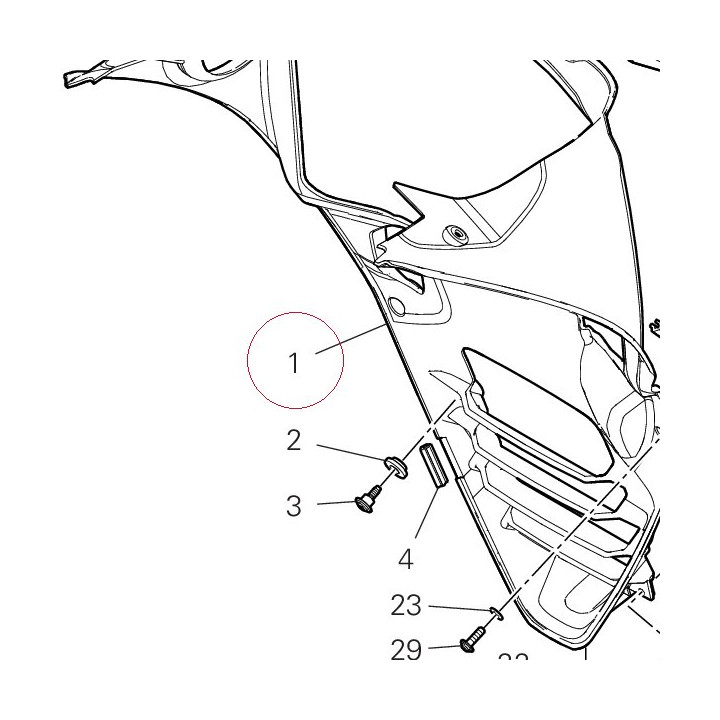 Radiator protection 48411432C