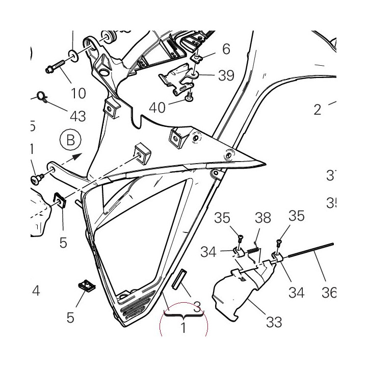 Radiator protection 48411501B