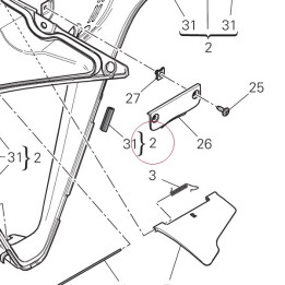 Brace, radiator 48411551A