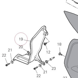 Air deflector, right 48412641A