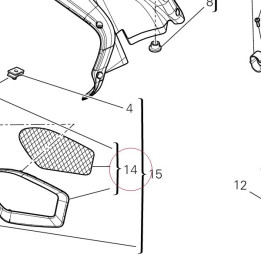 Air intake right 48420731A
