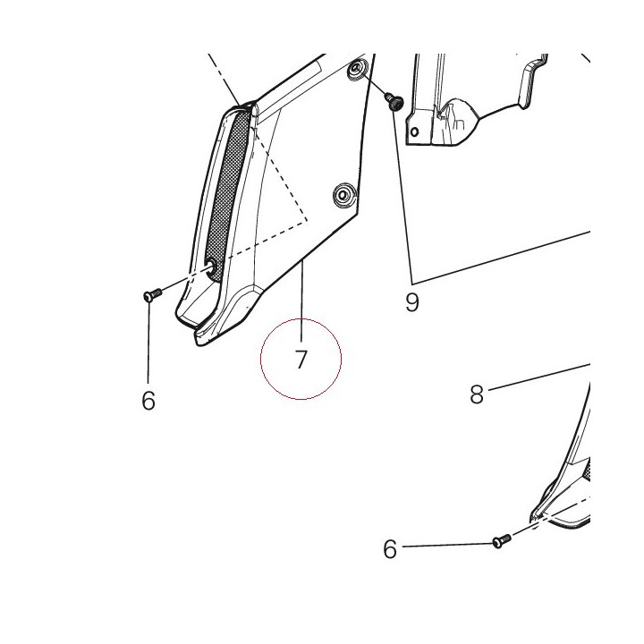 Right duct 48420911A