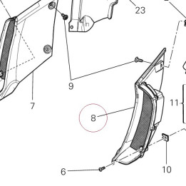 Left duct 48420921A