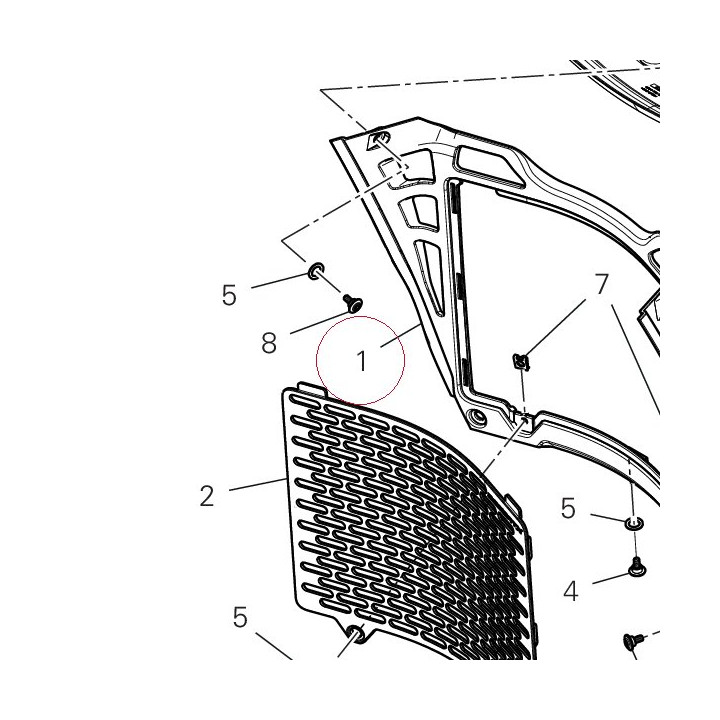 Stay, water cooler 484PD091A