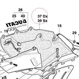 Insulating panel, right 48610541A