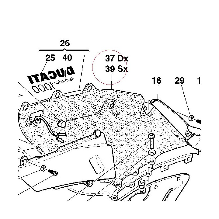 Insulating panel, left 48610552A