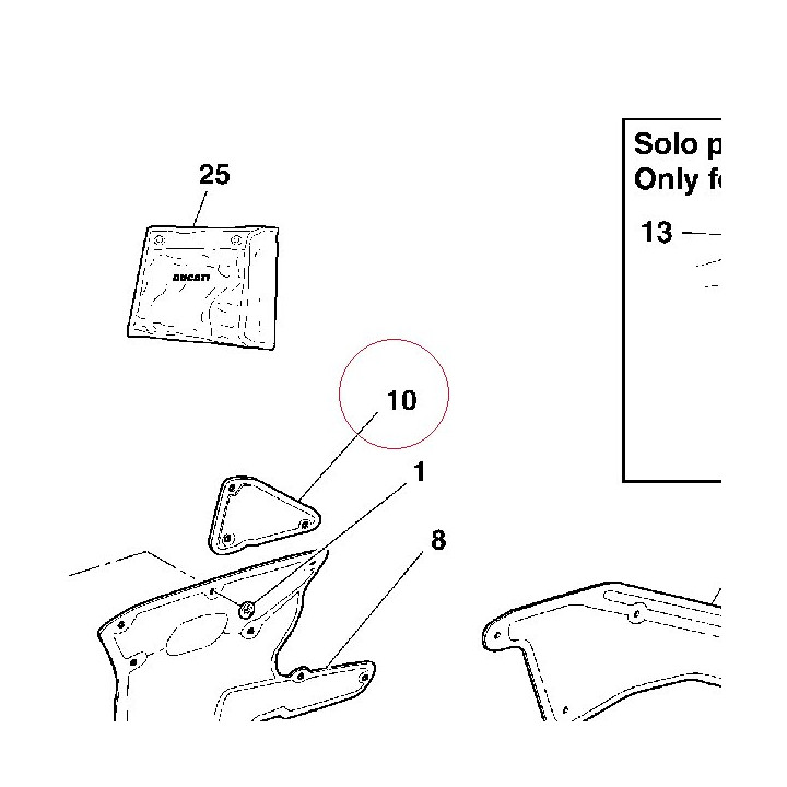 Panel, side right 48610691A