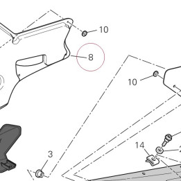 Insulating panel, right 48610742A