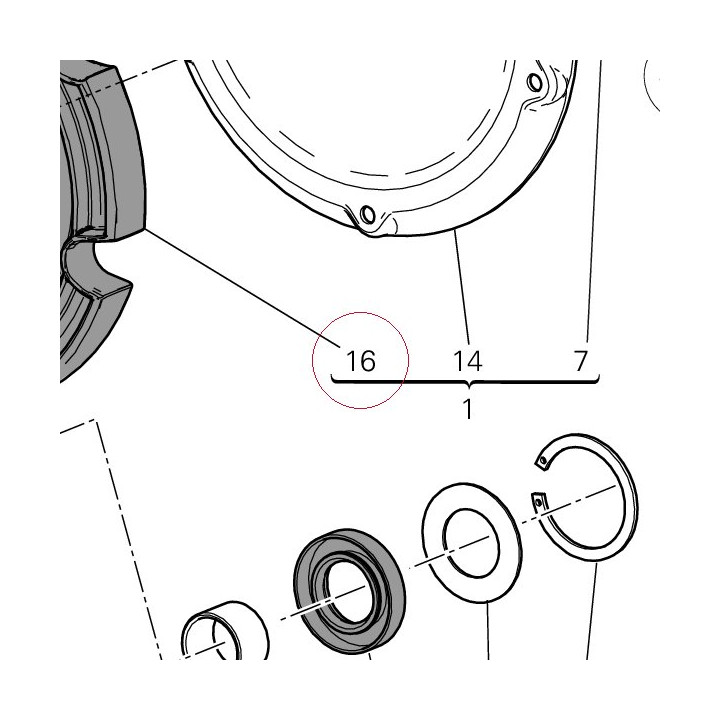 Damper, sound arrester 48610841A