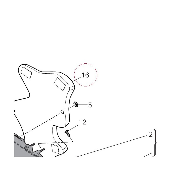 Damper, sound arrester 48612011A